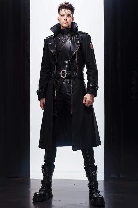 Men s Gothic Jacket Outfit v1.0 Stable Diffusion LoRA Civitai